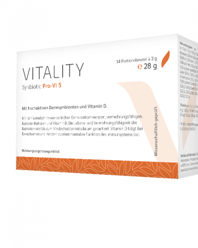 Vitality Synbiotic Pro-Vi 5 der starke Partner für die Abwehrkraft