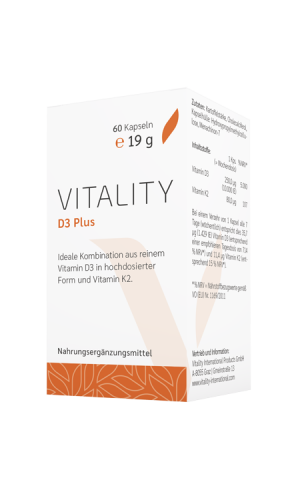 VITALITY D3 Plus - Das Vitamin-Duo für Immunsystem und Knochen