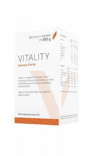VITALITY Immun Forte - Nahrung für unsere Darmbakterien zur Unterstützung des Immunsystems
